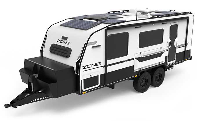 off-road caravan Sojourn model Zone RV